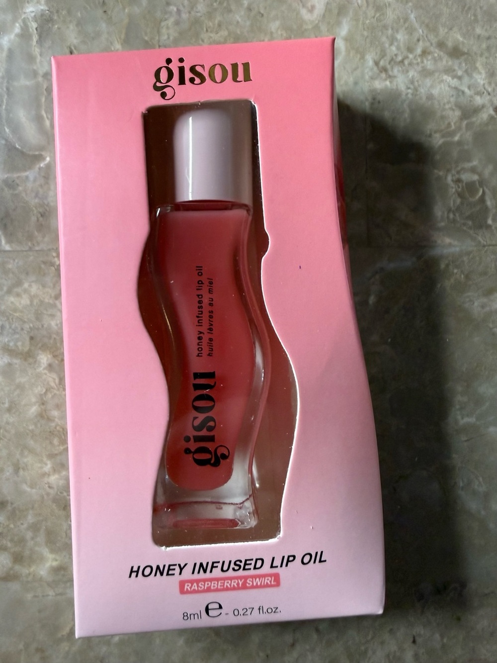 💋3-$36💋 Gisou Honey Infused Lip Oil - Raspberry Swirl (Pink)